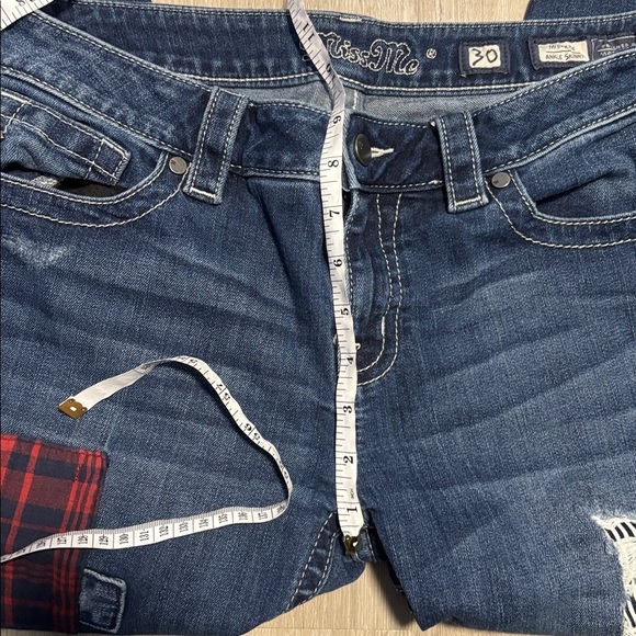 Miss Me Patch Mid-Rise Ankle Skinny Jeans - Picture 5 of 7